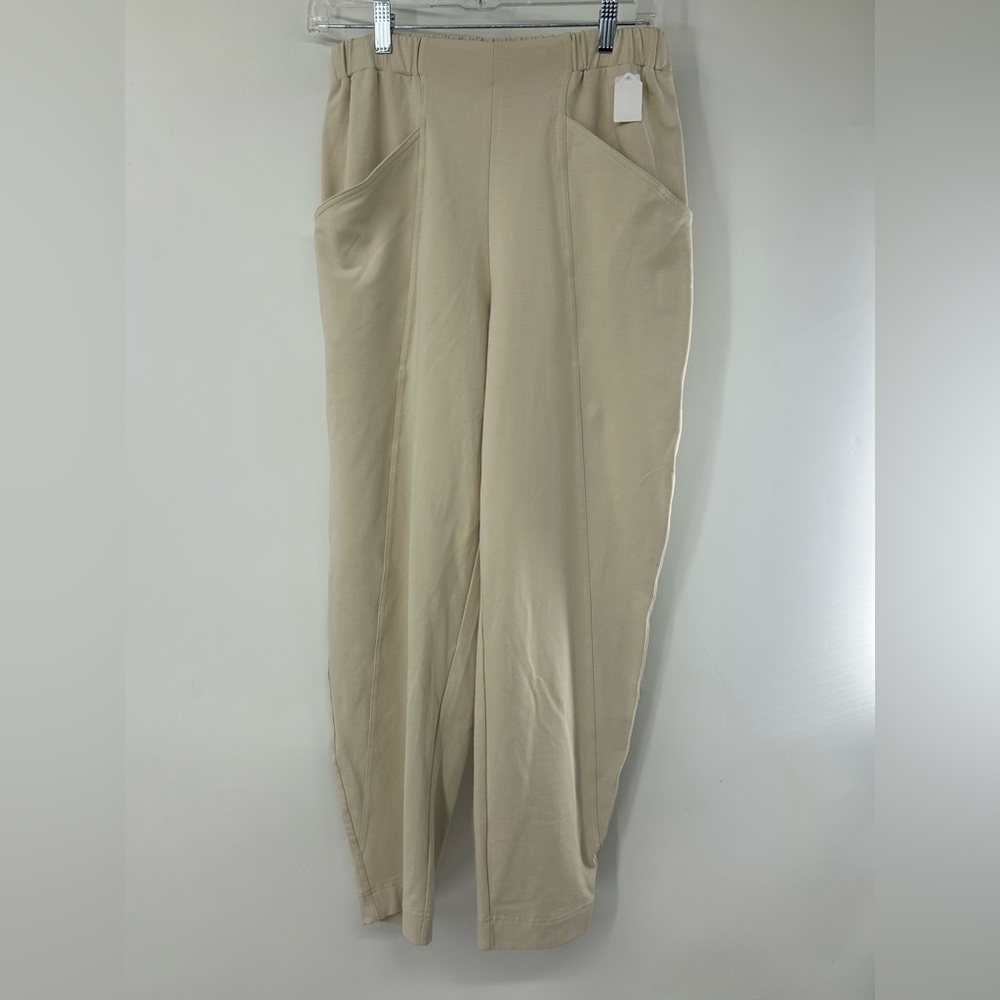 Bitte Kai Rand Ivory Trousers Pull On Elastic Waist Size Small